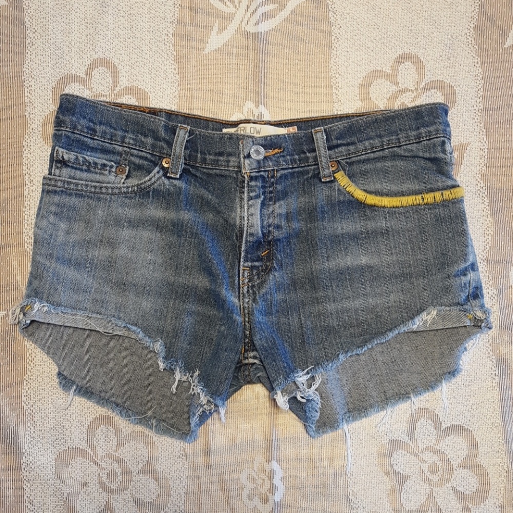 Self cut Levi Straus Shorts
